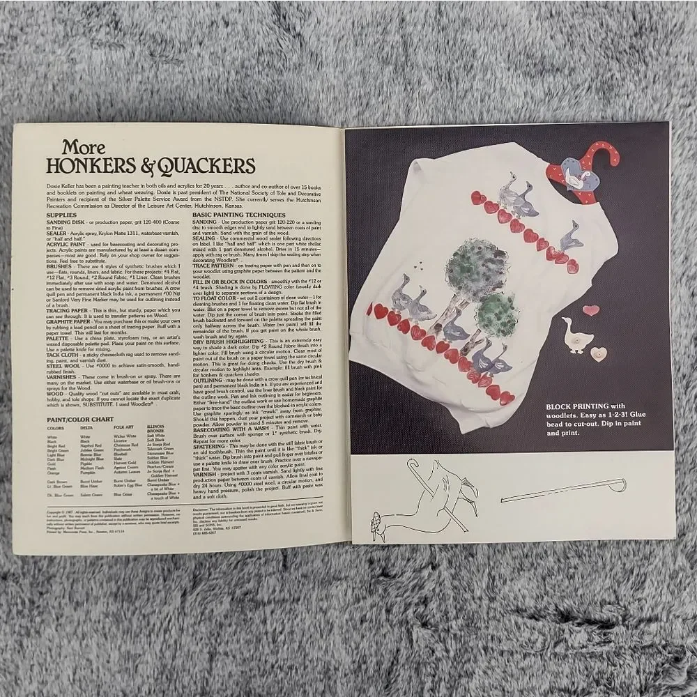 Sis & Sons Presents More Honkers and‎ Quackers Vintage 1987 Booklet